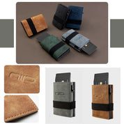 Dompet Mini Kulit Vegan NIID Slide II Abu-abu 