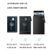 Dompet Mini Kulit Vegan NIID Slide II Abu-abu 